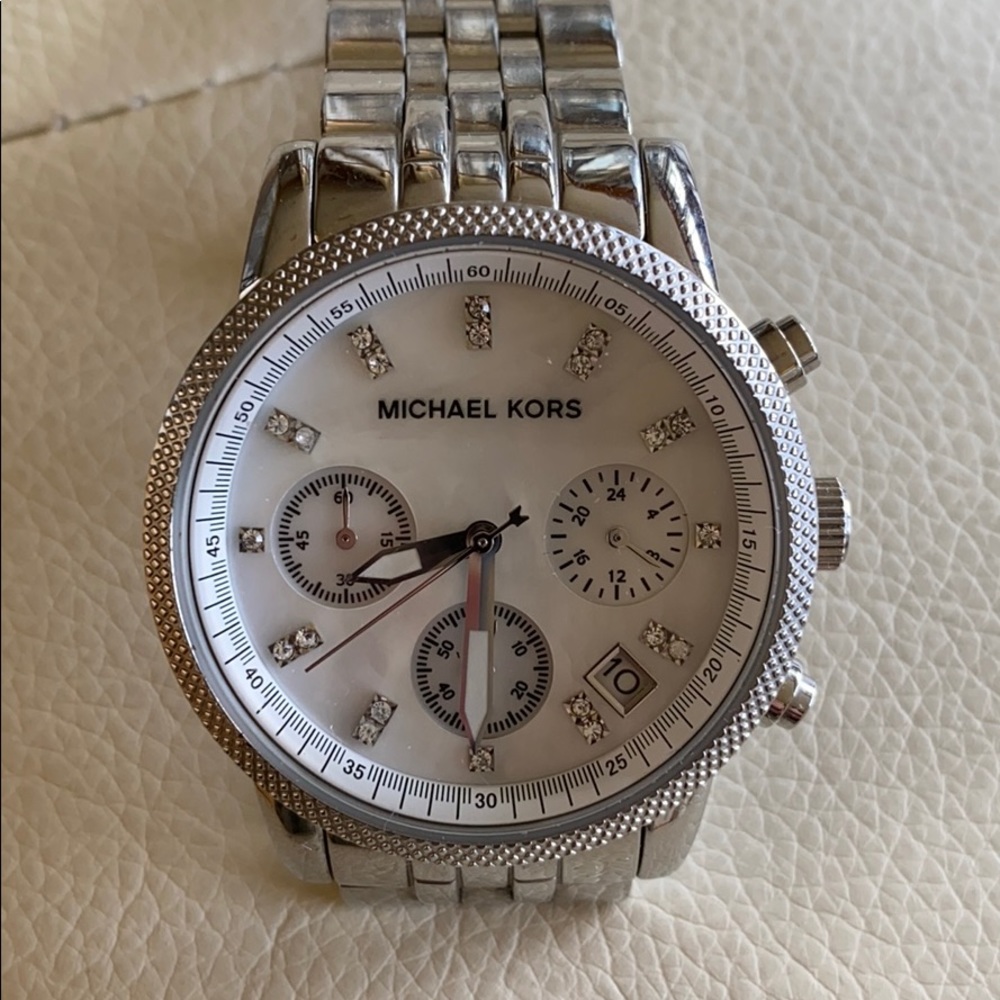Michael Kors silver watch